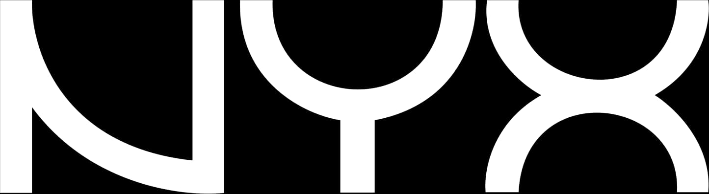 Logotyp marki NYX - klient AM Management - logotyp klienta